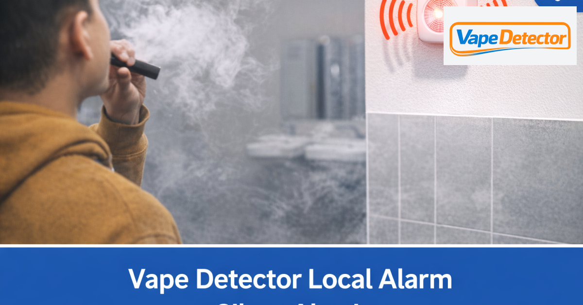 Vape Detector Local Alarm vs Silent Alerting