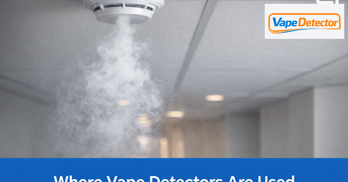 Where Vape Detectors Are Used